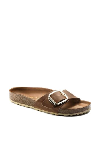 دمپایی زنانه بیرکن استاک Birkenstock با کد 1006525_COGNAC HEX COGNAC