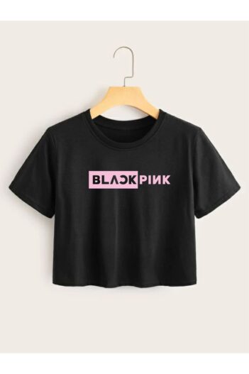 تیشرت دخترانه  venüsdijital با کد BLACKPINK CROP