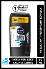 دئودورانت ve Roll On مردانه نیووا  با کد Nivea Men Black&white Invisible Fresh