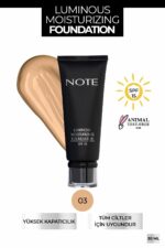 فاندیشن  آرایشی بهداشتی نوت Note Cosmetics با کد FND LUM.MOIST