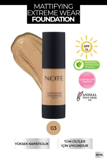 فاندیشن  آرایشی بهداشتی نوت Note Cosmetics با کد FND MATT. WEAR