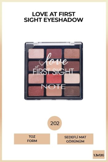 سایه چشم  آرایشی بهداشتی نوت Note Cosmetics با کد LOVE AT FIRST SIGHT PALETTE