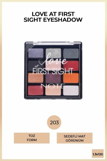 سایه چشم  آرایشی بهداشتی نوت Note Cosmetics با کد LOVE AT FIRST SIGHT PALETTE