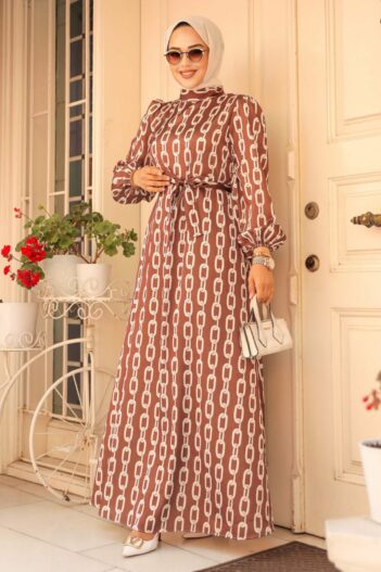 لباس بلند – لباس مجلسی زنانه نوا استایل Neva Style با کد ANT-23422