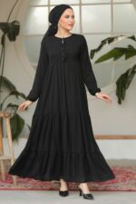 لباس بلند – لباس مجلسی زنانه نوا استایل Neva Style با کد ANT-22051