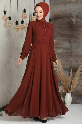 لباس بلند – لباس مجلسی زنانه نوا استایل Neva Style با کد OZD-2703