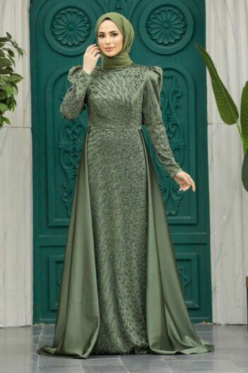 لباس بلند – لباس مجلسی زنانه نوا استایل Neva Style با کد EGS-23310