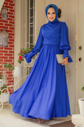 لباس بلند – لباس مجلسی زنانه نوا استایل Neva Style با کد BSL-5983