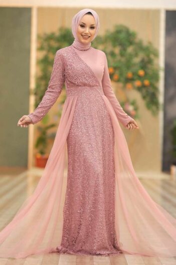 لباس بلند – لباس مجلسی زنانه نوا استایل Neva Style با کد ARM-5345