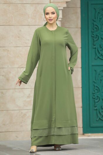 مانتو یا عبا زنانه نوا استایل Neva Style با کد LVD-20132