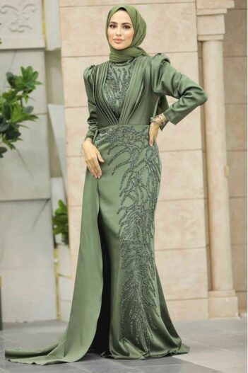 لباس بلند – لباس مجلسی زنانه نوا استایل Neva Style با کد EGS-23122