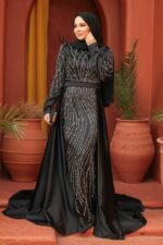 لباس بلند – لباس مجلسی زنانه نوا استایل Neva Style با کد OZD-45621