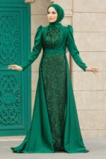 لباس بلند – لباس مجلسی زنانه نوا استایل Neva Style با کد EGS-23082