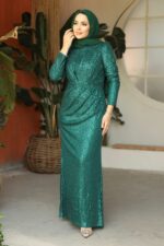 لباس بلند – لباس مجلسی زنانه نوا استایل Neva Style با کد OZD-3976