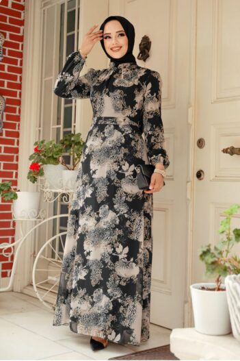 لباس بلند – لباس مجلسی زنانه نوا استایل Neva Style با کد OZD-27944