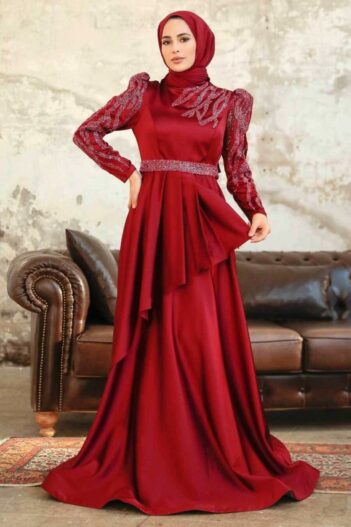 لباس بلند – لباس مجلسی زنانه نوا استایل Neva Style با کد EGS-22671