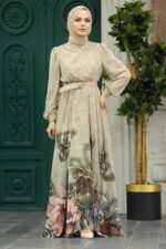 لباس بلند – لباس مجلسی زنانه نوا استایل Neva Style با کد OZD-39211