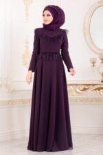 لباس بلند – لباس مجلسی زنانه نوا استایل Neva Style با کد EGS-20950