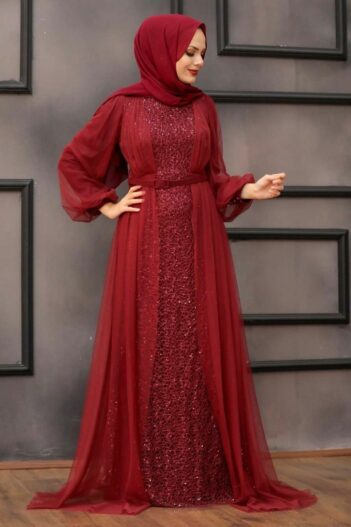 لباس بلند – لباس مجلسی زنانه نوا استایل Neva Style با کد ARM-5383