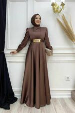 لباس بلند – لباس مجلسی زنانه بیم مد Bym Fashion با کد 9136