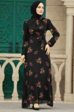 لباس بلند – لباس مجلسی زنانه نوا استایل Neva Style با کد OZD-27943