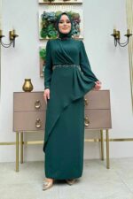 لباس بلند – لباس مجلسی زنانه بیم مد Bym Fashion با کد 3874