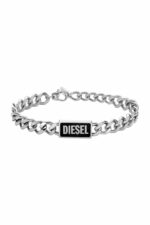 دستبند نقره مردانه دیزل Diesel با کد DJDX1513-040