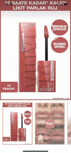 رژ لب  میبلین نیویورک Maybelline New York اورجینال SSVNLY photo review