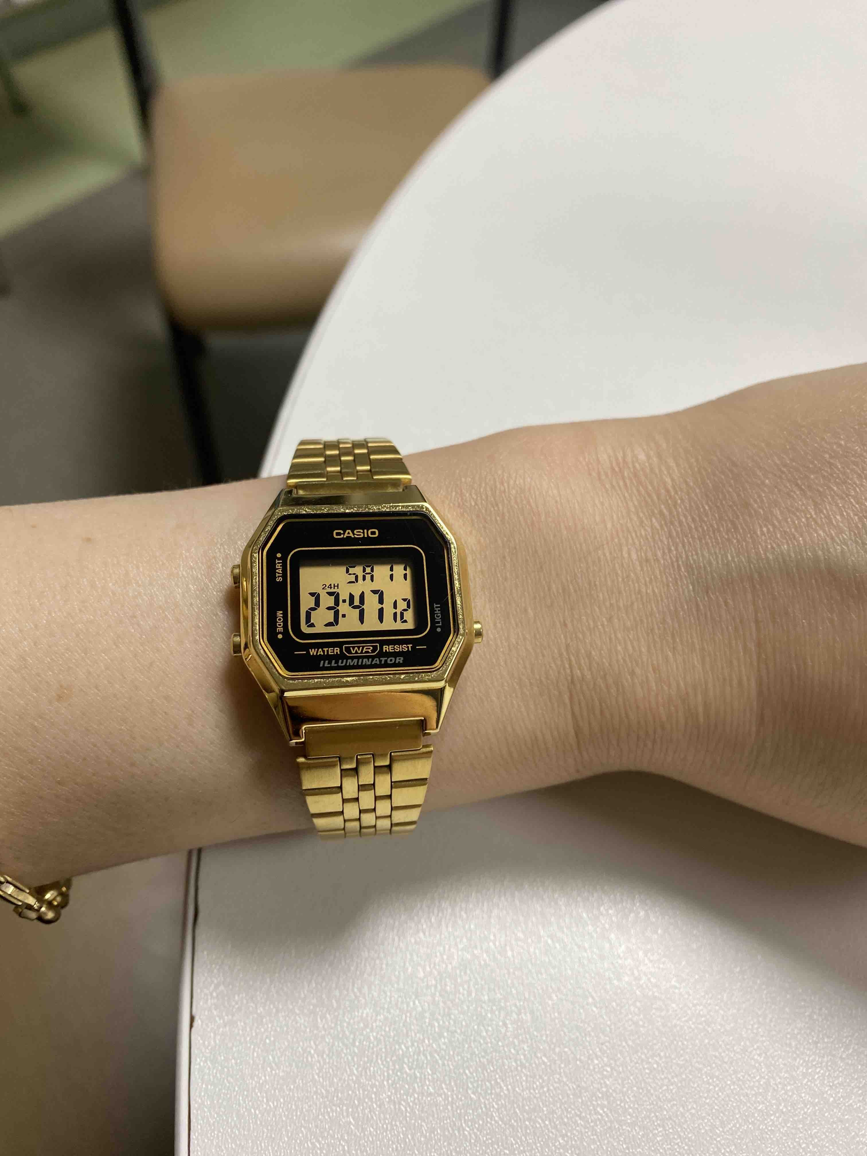 ساعت زنانه کاسیو Casio اورجینال LA680WGA-1DF photo review