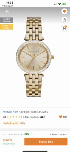 ساعت زنانه مایکل کورس Michael Kors اورجینال MK3365 photo review