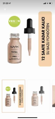 فاندیشن زنانه – مردانه پروفشنال میکاپ NYX Professional Makeup اورجینال TTLDRPFNDTN photo review