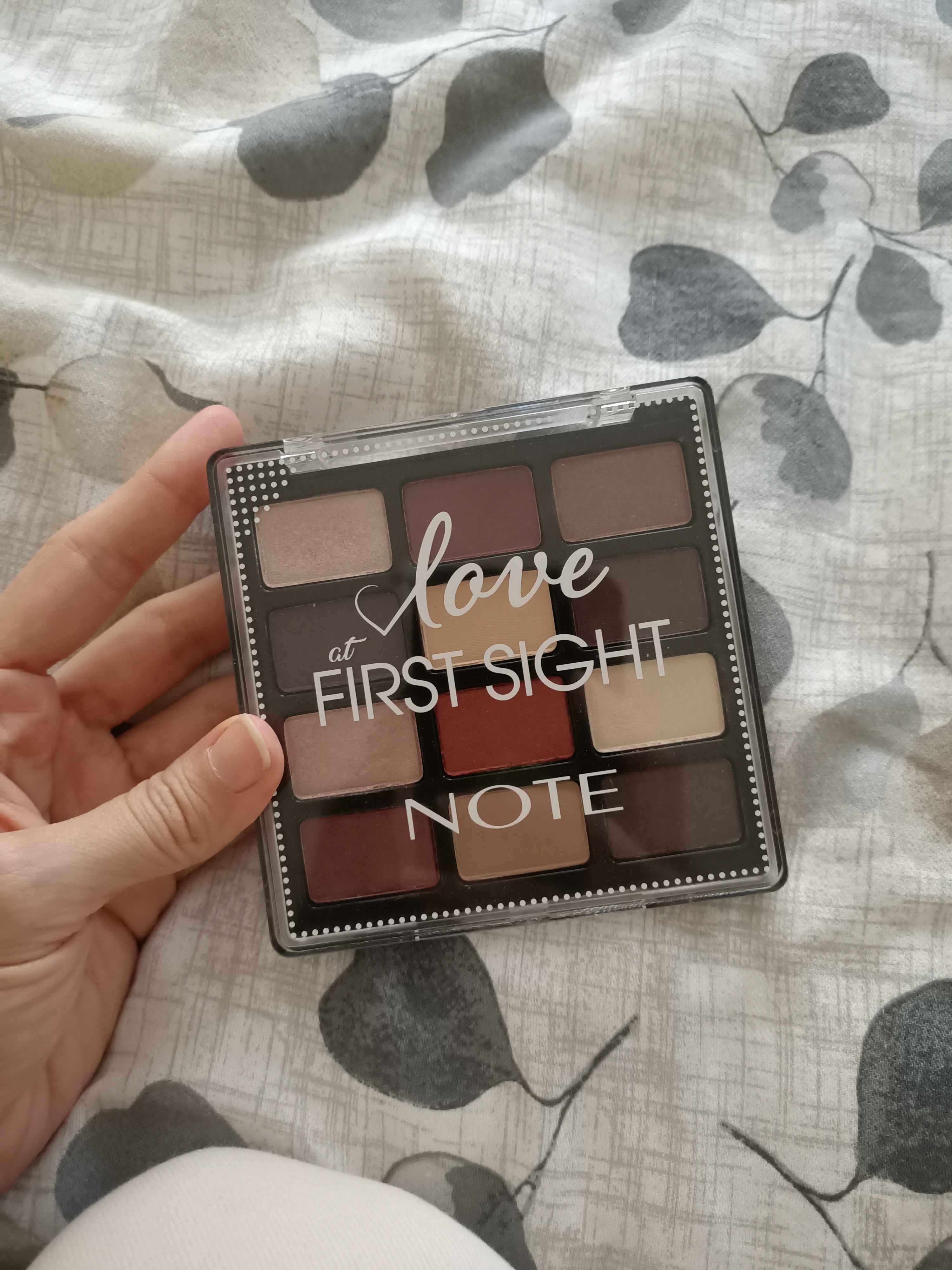 سایه چشم  آرایشی بهداشتی نوت Note Cosmetics اورجینال LOVE AT FIRST SIGHT PALETTE photo review