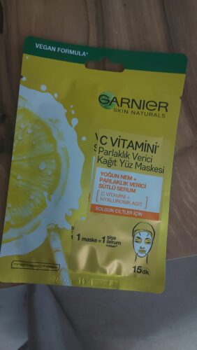 ماسک صورت زنانه – مردانه گارنیر Garnier اورجینال garnier-vitc photo review