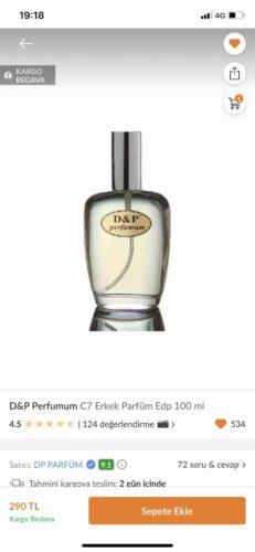 عطر مردانه دی اند پی پرفیوم اورجینال 869854400126 photo review