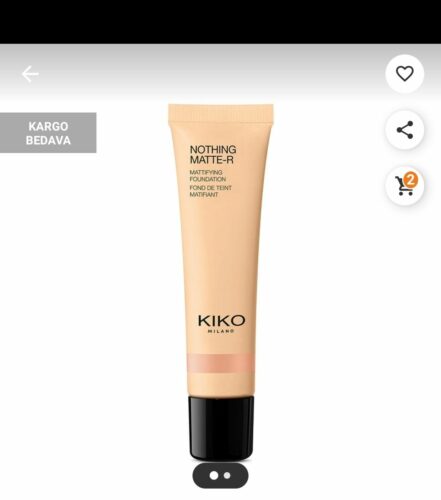 فاندیشن  کیکو KIKO اورجینال KM000000049002B- photo review