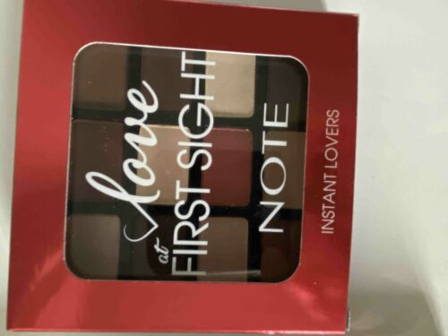 سایه چشم  آرایشی بهداشتی نوت Note Cosmetics اورجینال LOVE AT FIRST SIGHT PALETTE photo review