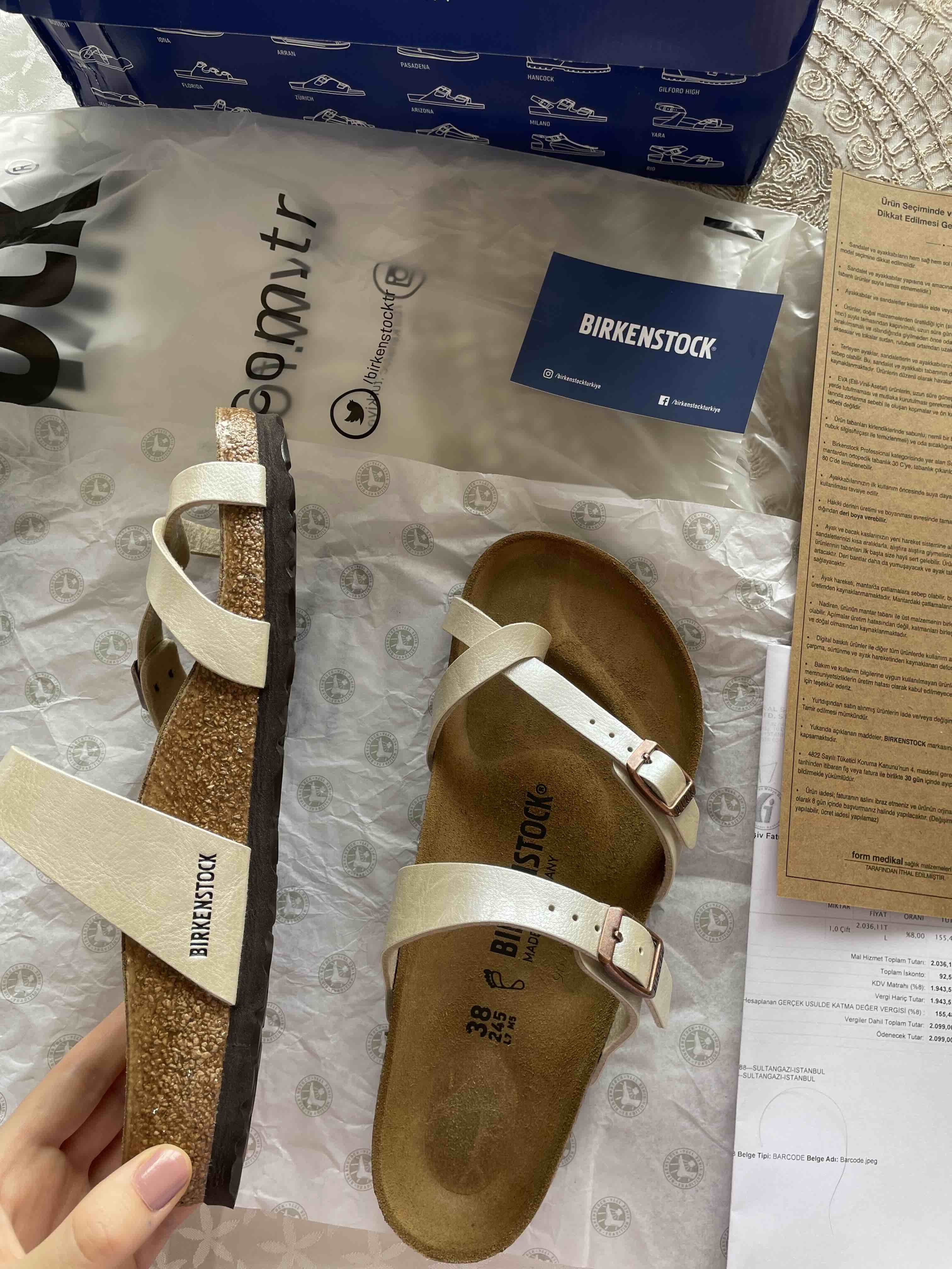 دمپایی زنانه بیرکن استاک Birkenstock اورجینال 71661 photo review