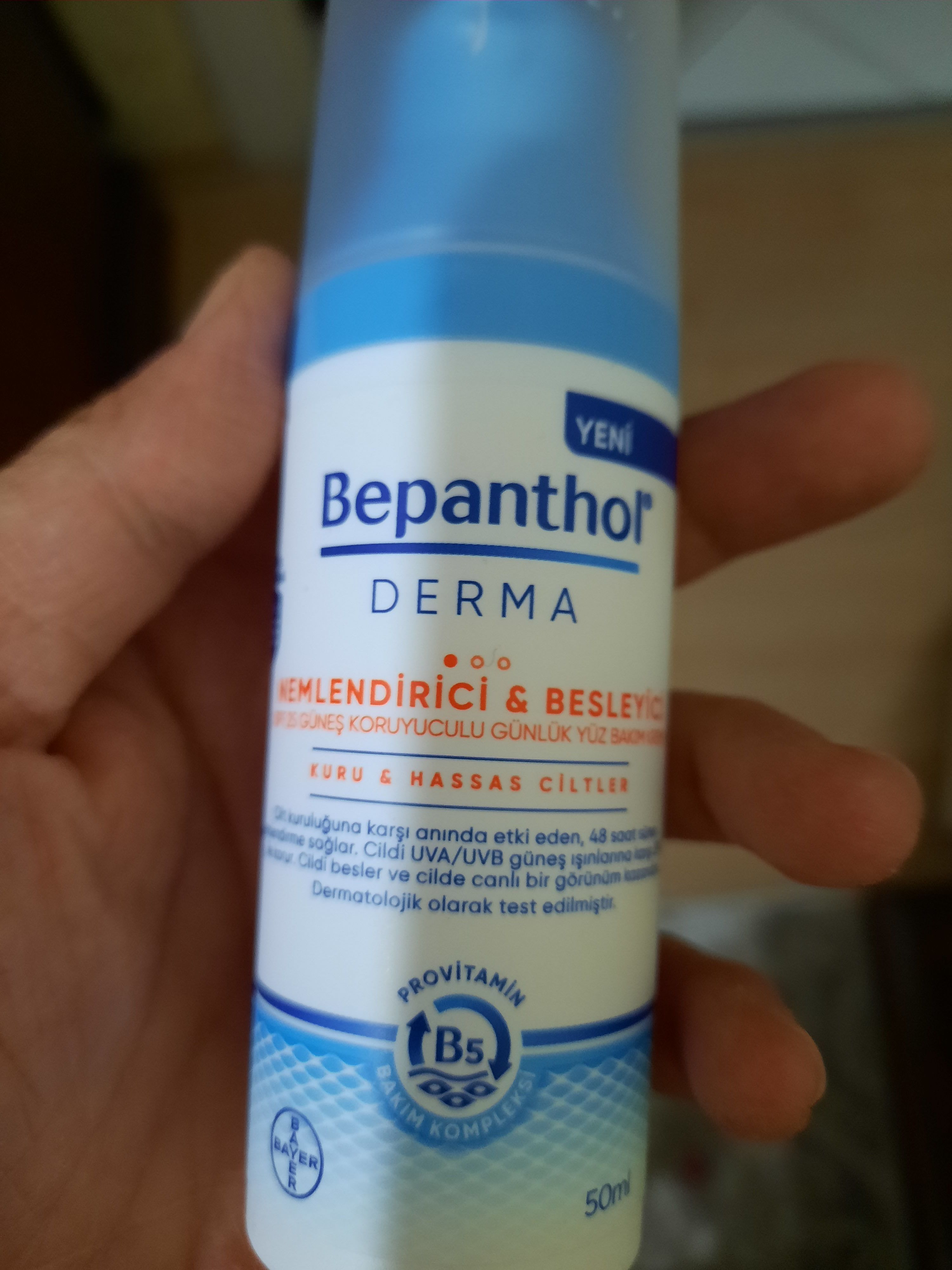 کرم صورت زنانه – مردانه بیپانتول Bepanthol اورجینال BEPANTHOLDERMA SPF15KREM8786 photo review