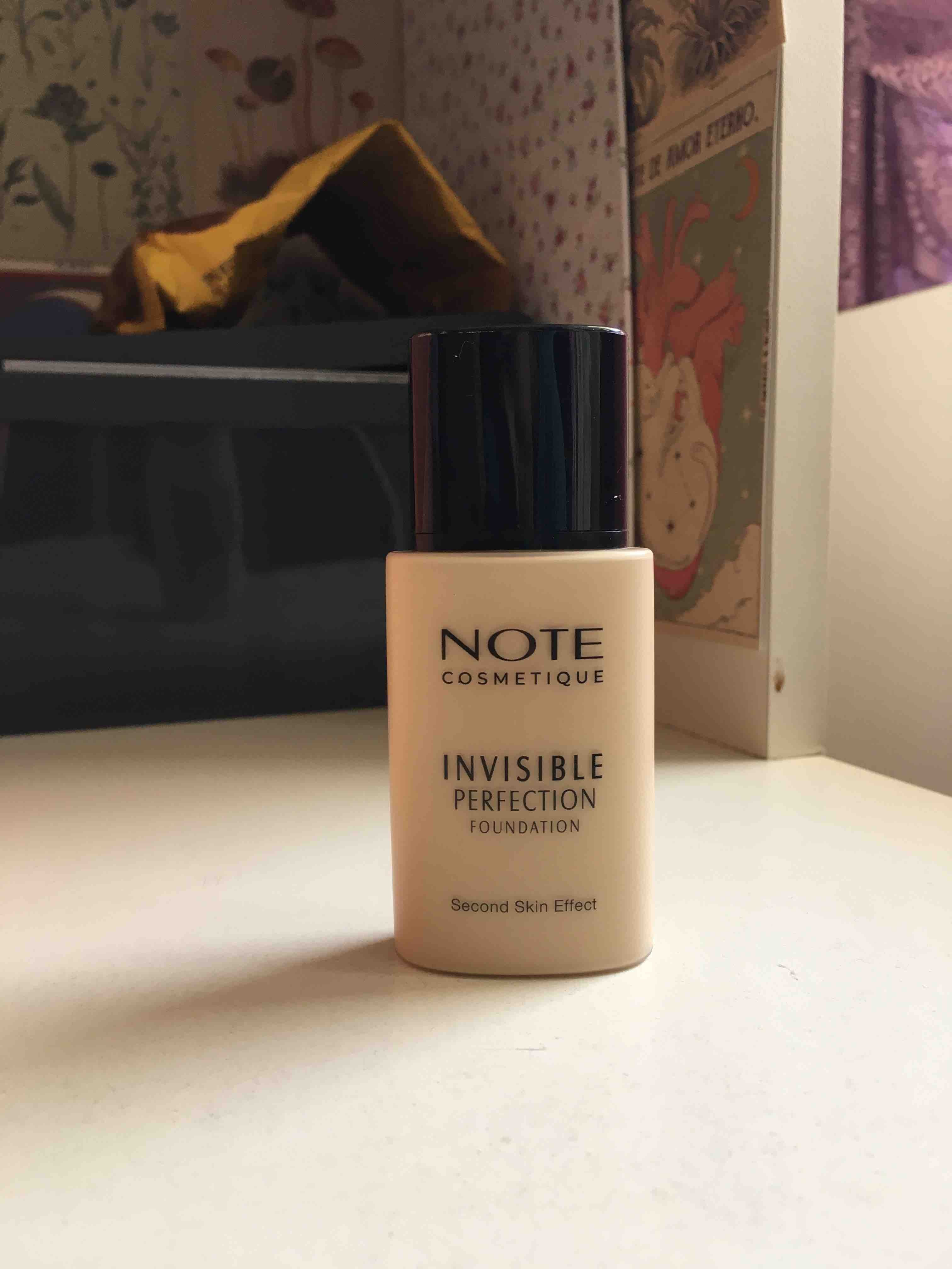 فاندیشن  آرایشی بهداشتی نوت Note Cosmetics اورجینال FND INVISIBLE PERF photo review