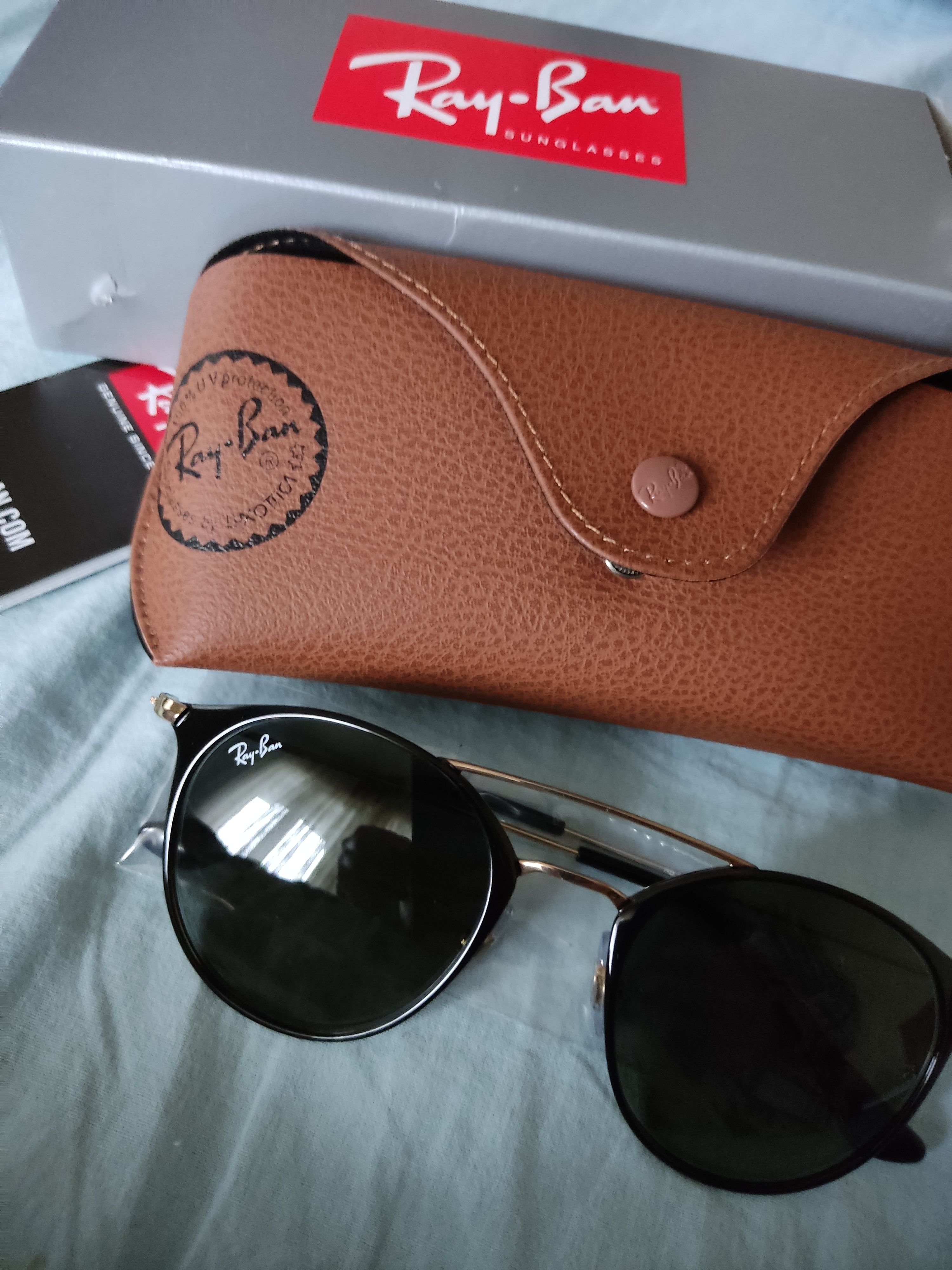 عینک آفتابی زنانه ری-بان Ray-Ban اورجینال RB3546187/7149 photo review