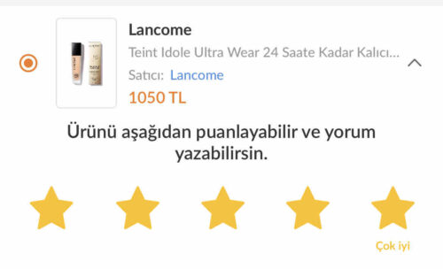 فاندیشن زنانه – مردانه لانکوم Lancome اورجینال 10520 photo review