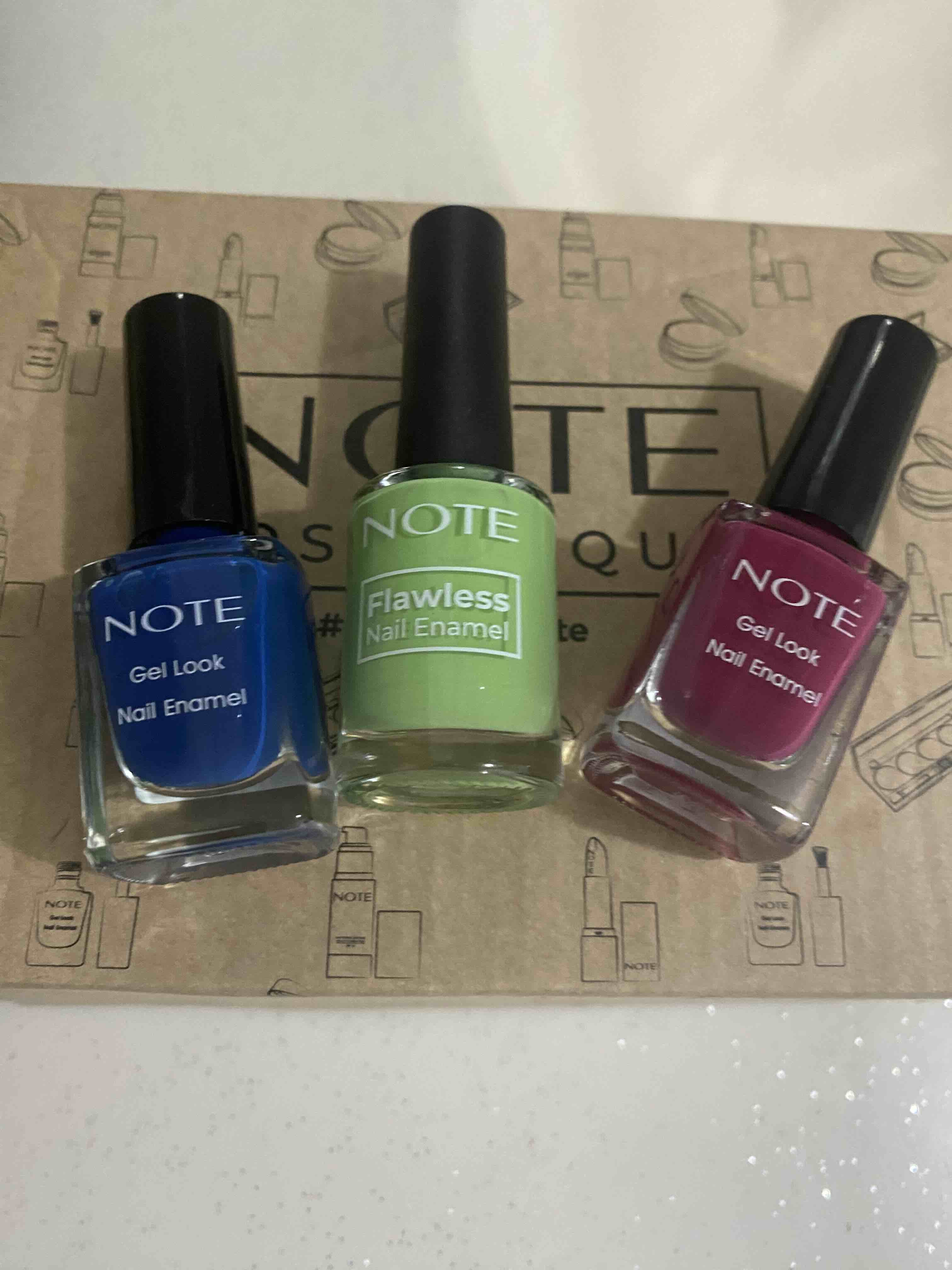 لاک ناخن  آرایشی بهداشتی نوت Note Cosmetics اورجینال NAIL GEL LOOK photo review