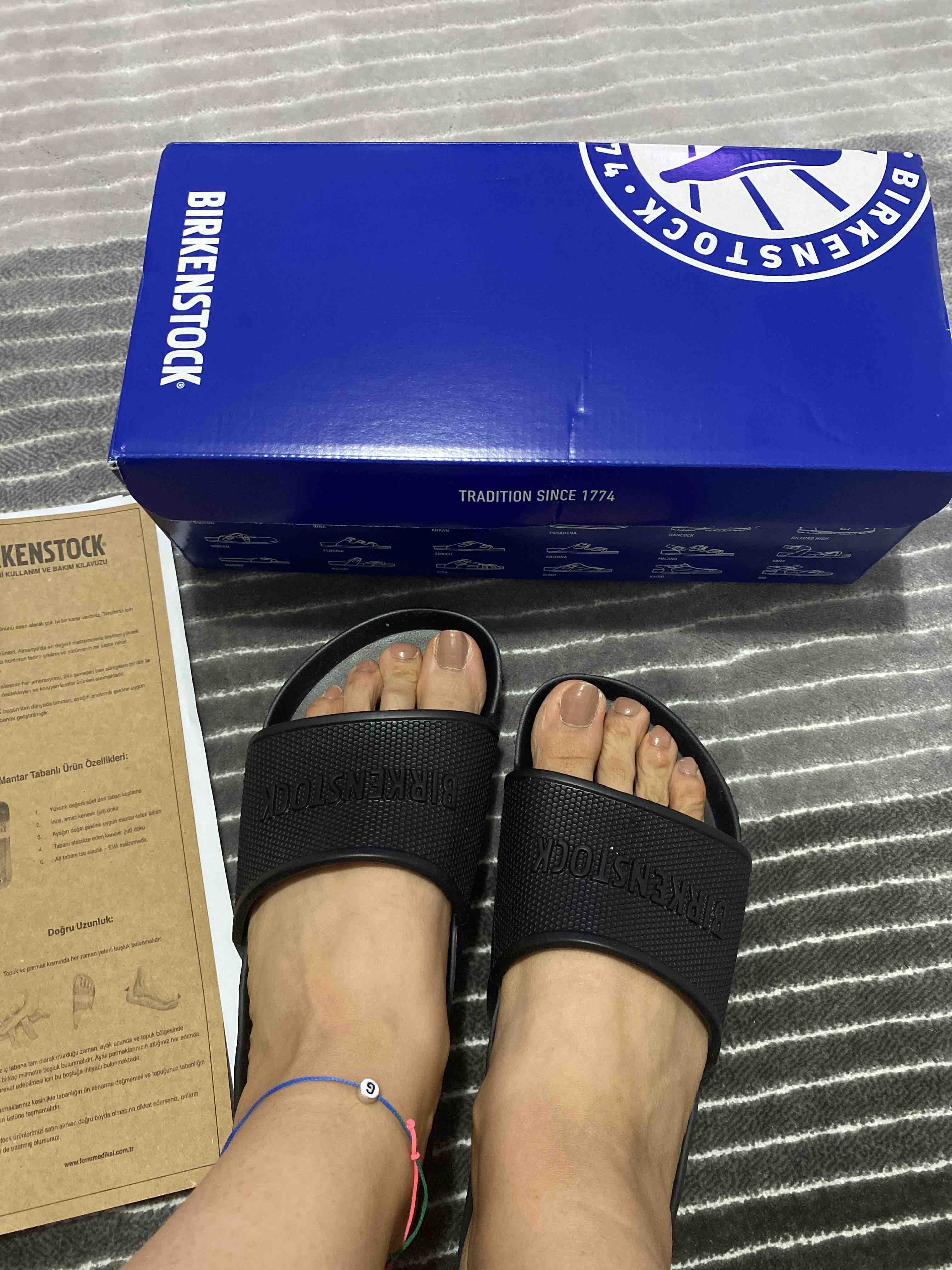 دمپایی زنانه بیرکن استاک Birkenstock اورجینال 1015398 photo review