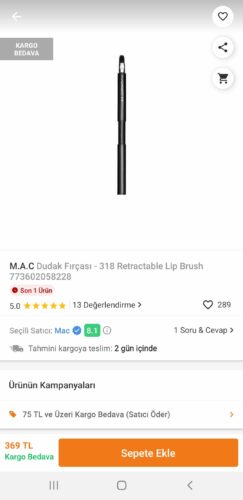 برس آرایش  ماک Mac اورجینال 815 photo review