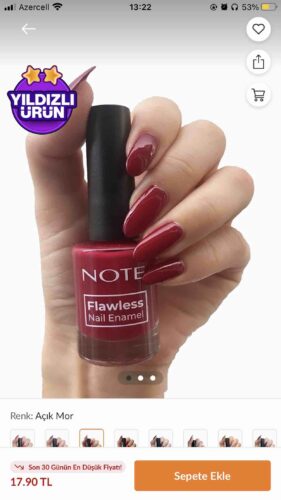 لاک ناخن  آرایشی بهداشتی نوت Note Cosmetics اورجینال NAIL FLAWLESS photo review