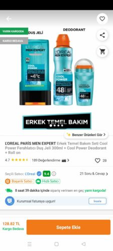 ست مراقبت از پوست زنانه – مردانه کارشناس مردان لورآل پاریس L'Oreal Paris Men Expert اورجینال PKTTERCOOFDUSST photo review