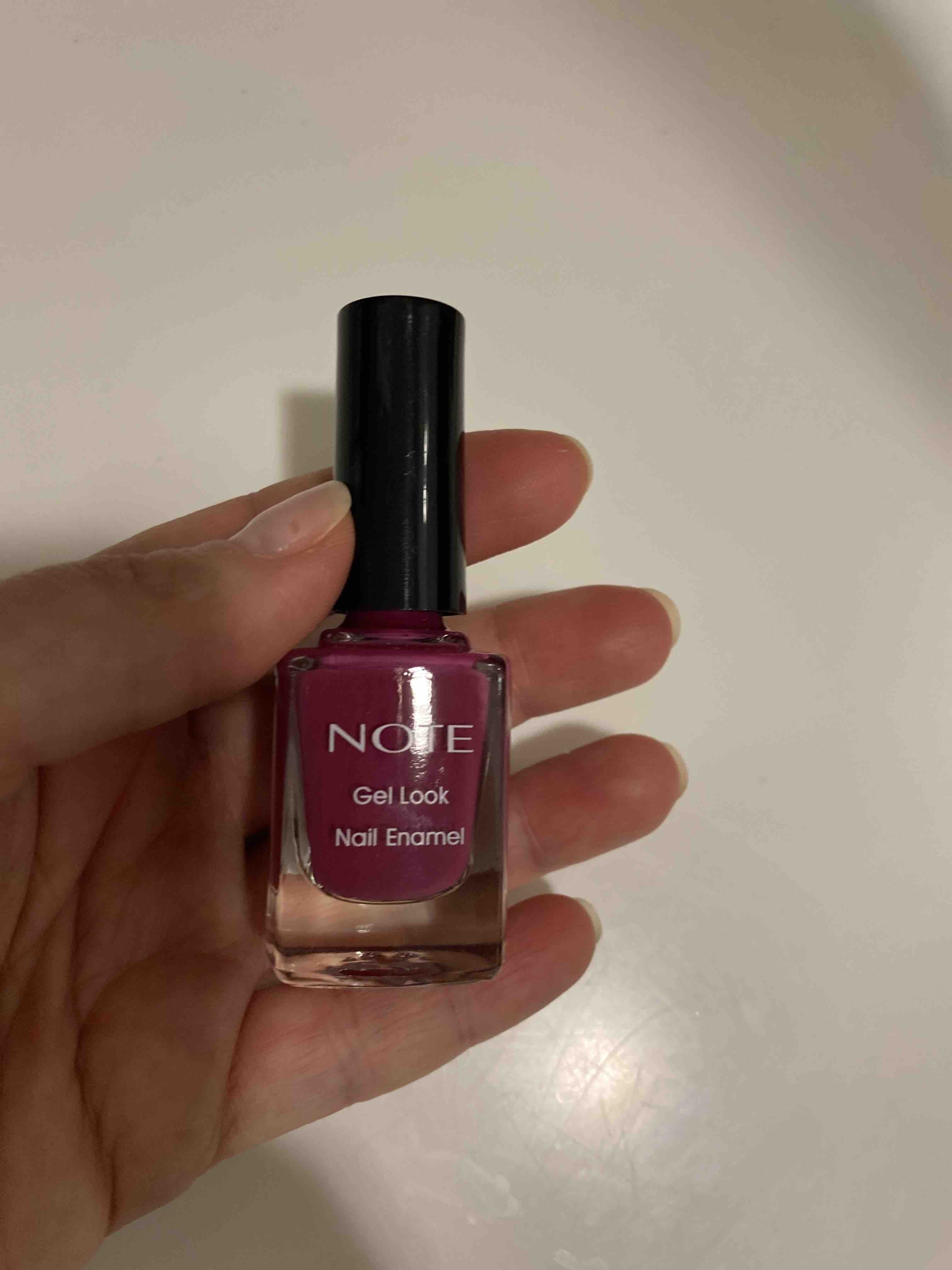 لاک ناخن  آرایشی بهداشتی نوت Note Cosmetics اورجینال NAIL GEL LOOK photo review