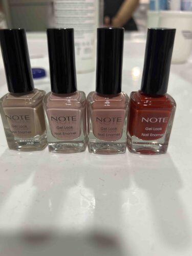 لاک ناخن  آرایشی بهداشتی نوت Note Cosmetics اورجینال NAIL GEL LOOK photo review