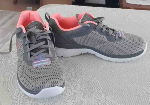 اسنیکر زنانه اسکیچرز Skechers اورجینال 12607-GYCL photo review