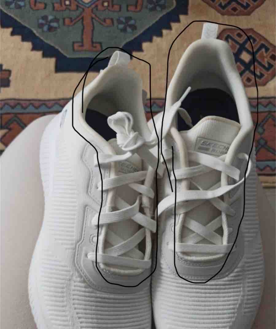 کتانی تمرین و دویدن زنانه اسکیچرز Skechers اورجینال 32504 WHT photo review